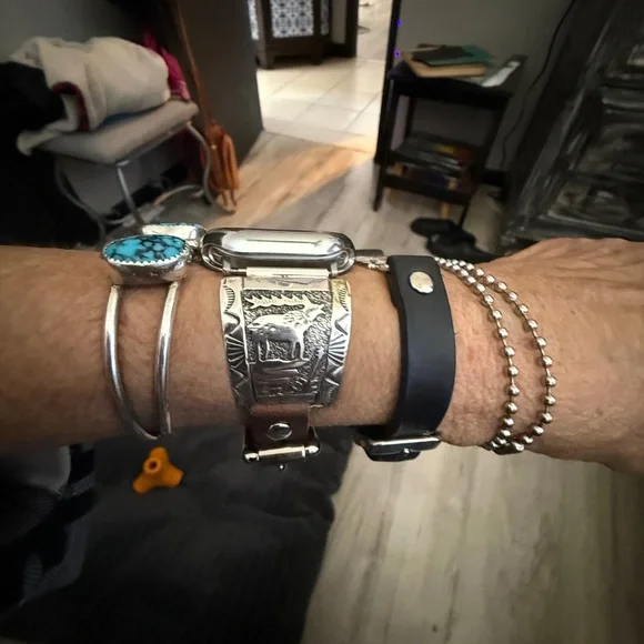 APPLE WATCHBAND/Sterling Moose Native American - Picture 3 of 7